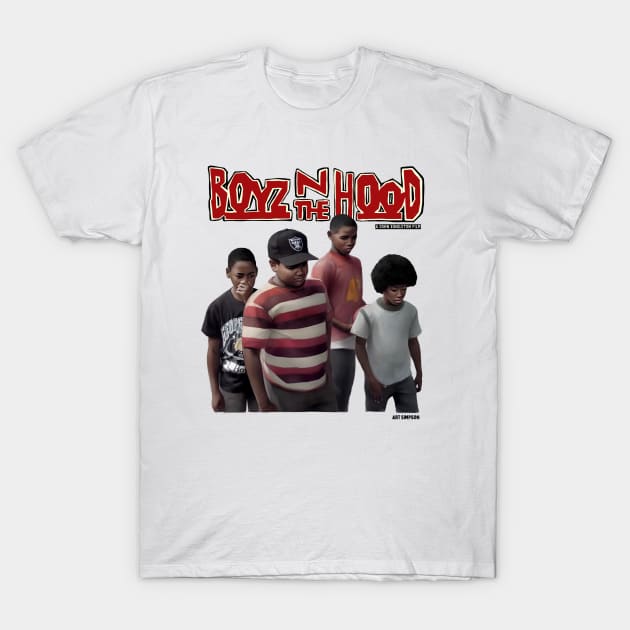 Boyz N The Hood T-Shirt by Art Simpson